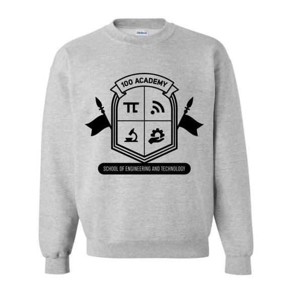 Crewneck Sweatshirt w/ 100 Academy Logo