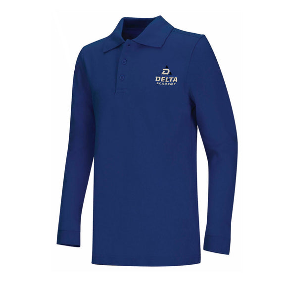 L/S Polo w/ Delta Logo