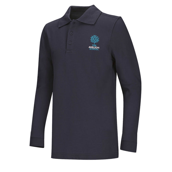 L/S Polo w/ Adelson Logo