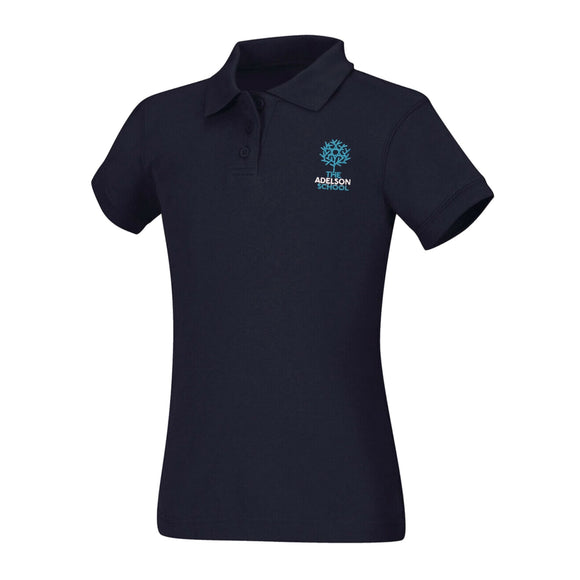 S/S Girls Polo w/ Adelson Logo