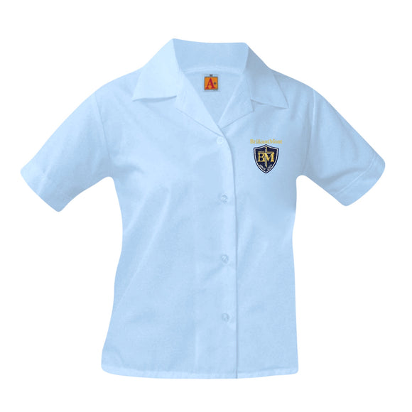 *S/S Pointed Collar w/ BM Logo*