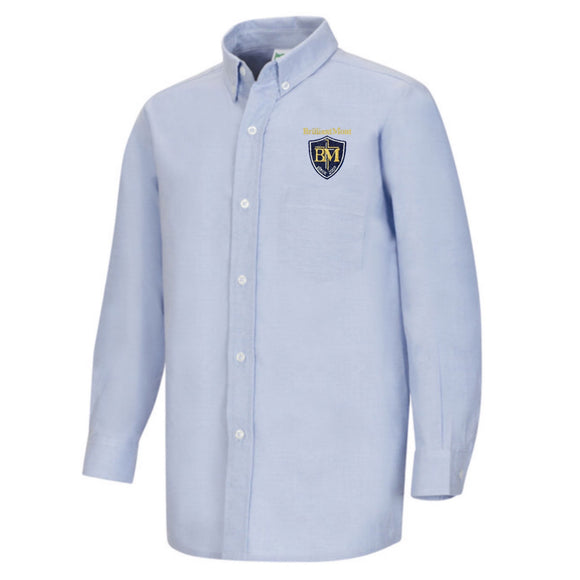 L/S Oxford w/ BM Logo