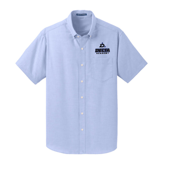 S/S Mens Oxford w/ Delta Logo