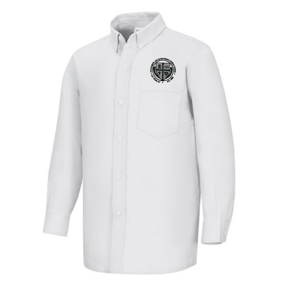 *L/S Boys Oxford w/ SEAS Logo*