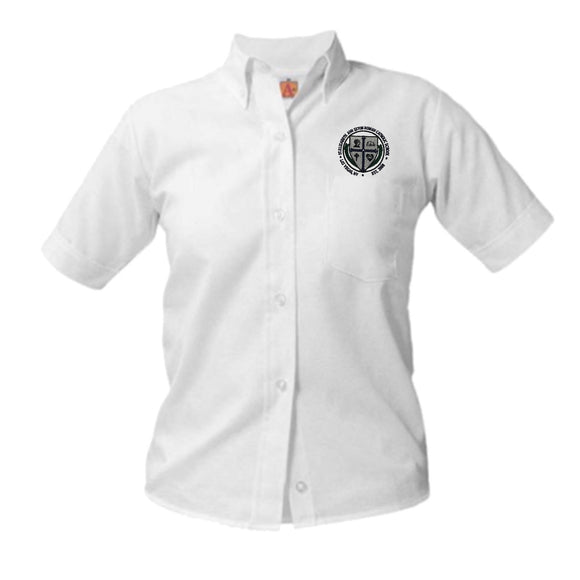 *S/S Girls Oxford w/ SEAS Logo*