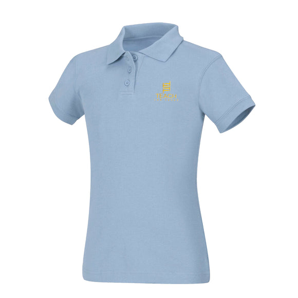 S/S Girls Polo w/ TEACH Logo FOURTH GRADE ONLY