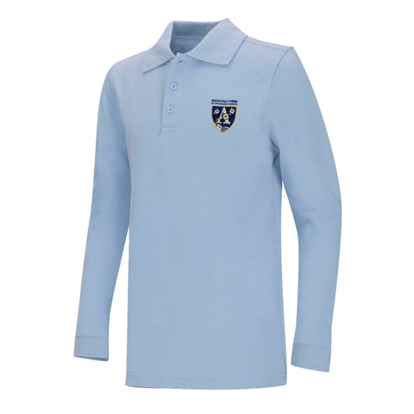 L/S Polo w/ DP Logo (Grades K-8 ONLY)