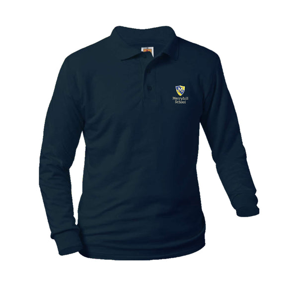 L/S Polo w/ Merryhill Logo