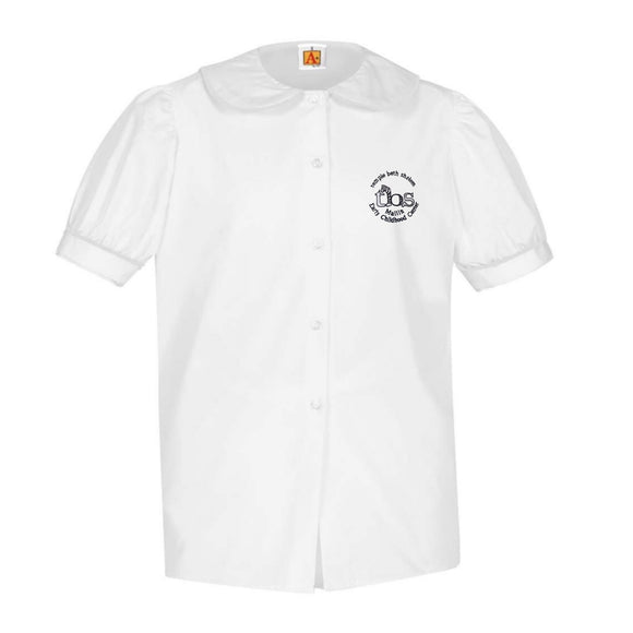 *S/S Puff Sleeve Blouse w/ TBS PRE Logo