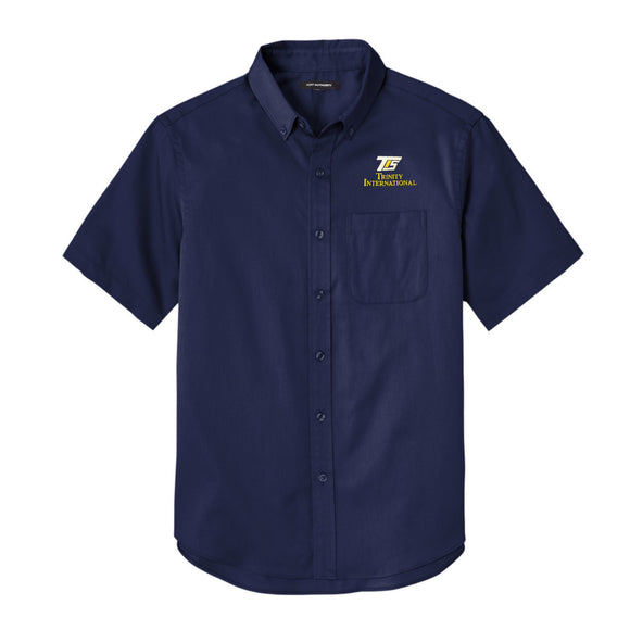 S/S Mens Oxford w/ TIS Logo