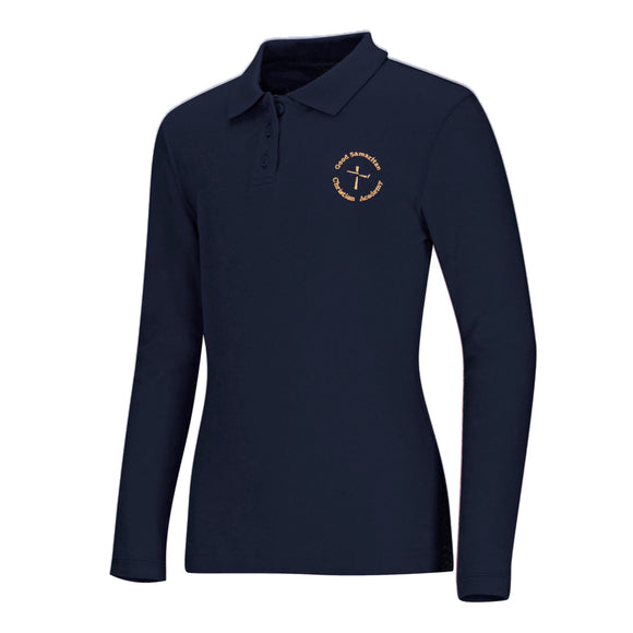 L/S Girls Polo w/ GSCA Logo