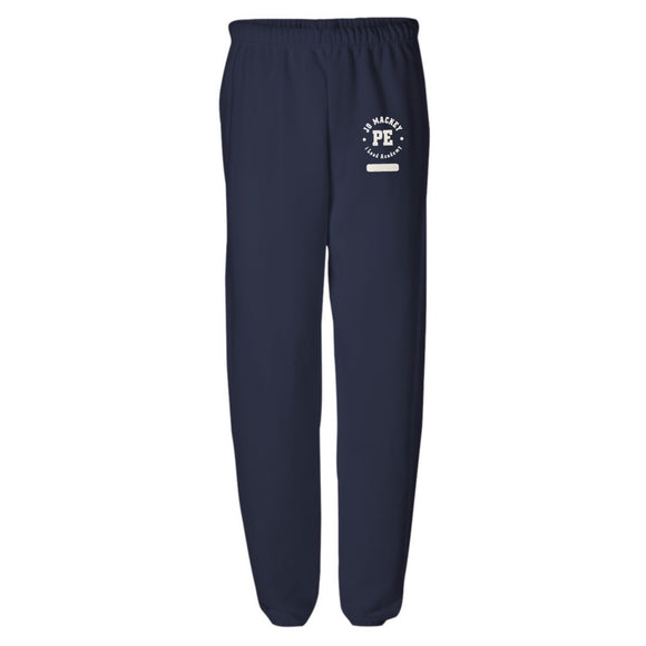 P.E. Sweatpants w/ Jo Mackey Logo (6 & 8 GRADE ONLY)