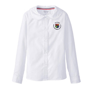 L/S Peter Pan w/ 100 Academy Logo (GRADES K-5 ONLY)