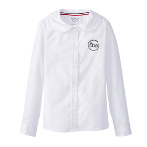 Long Sleeve Peter Pan Blouse w/ TBS ELEM Logo
