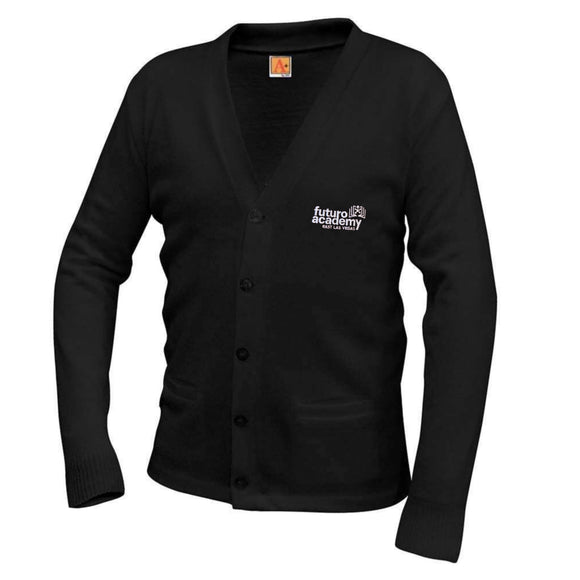 V-Neck Cardigan w/ Futuro Logo