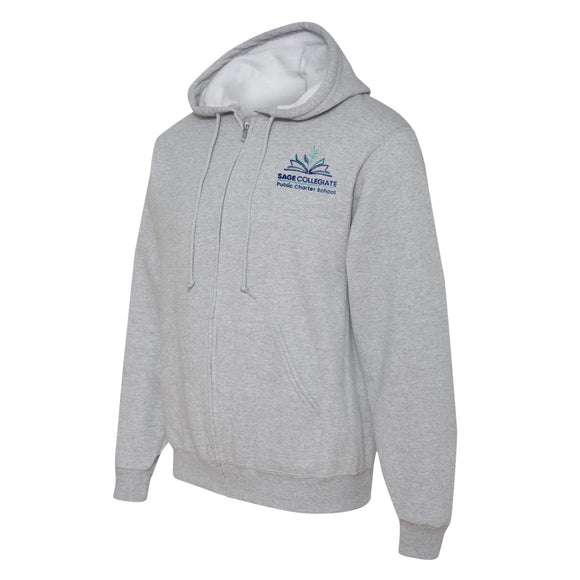 Ziphood Sweatshirt w/ Sage Collegiate Logo