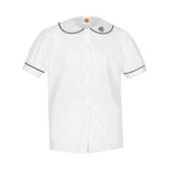 S/S Puff Sleeve Blouse w/ MH Logo