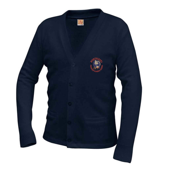 V-Neck Cardigan w/ MCW Logo