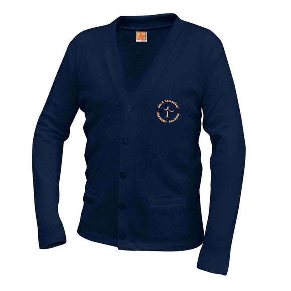 V-Neck Cardigan w/ GSCA Logo