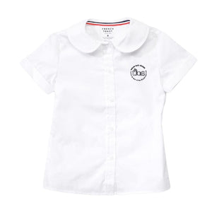 Short Sleeve Peter Pan Blouse w/ TBS ELEM Logo