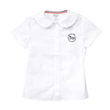 Short Sleeve Peter Pan Blouse w/ TBS ELEM Logo