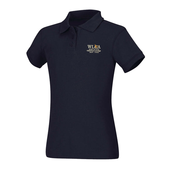 S/S Girls Polo w/ WOL Logo