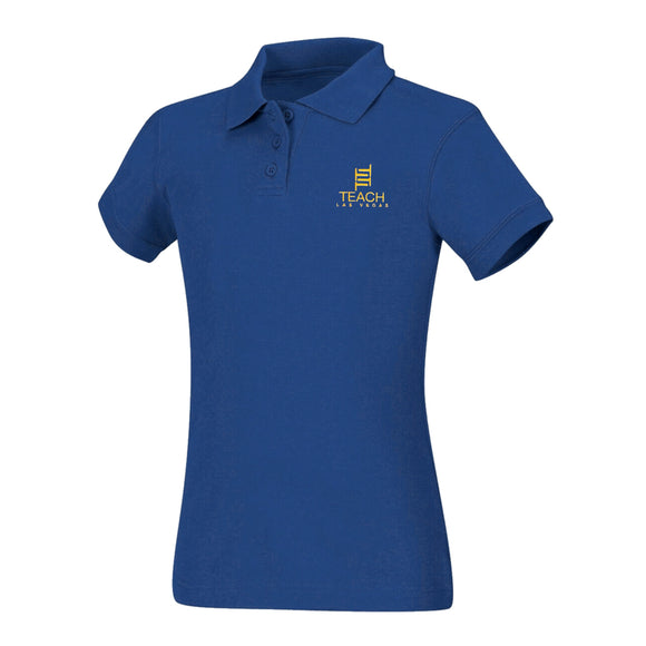 S/S Girls Polo w/ TEACH Logo FIRST GRADE ONLY