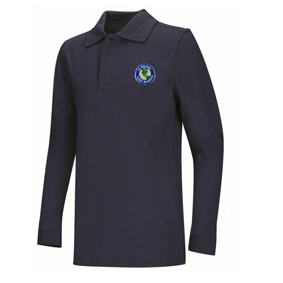 L/S Polo w/ Jo Mackey Logo (Grades K-8)