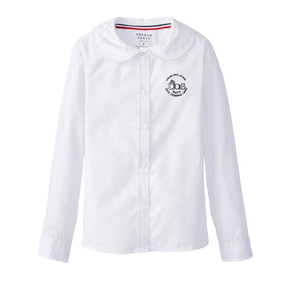 *L/S Peter Pan Blouse w/ TBS PRE Logo