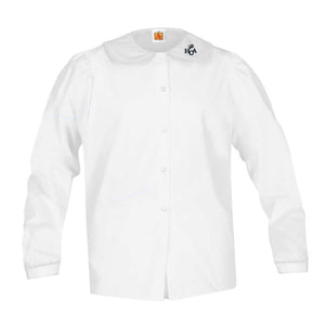 L/S Puff Sleeve Blouse w/ HCA Logo