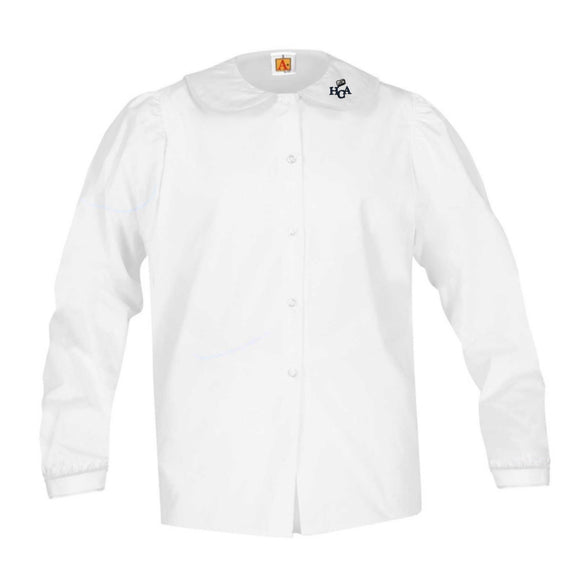 L/S Puff Sleeve Blouse w/ HCA Logo