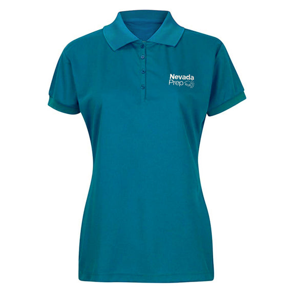 S/S Girls Performance Polo w/ NP Logo
