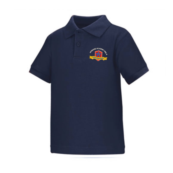 S/S Polo w/ Aprende Logo