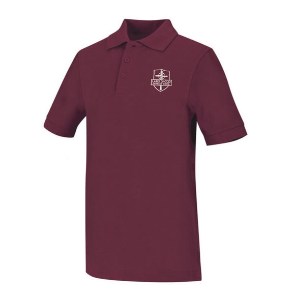 S/S Polo w/ LOG Logo