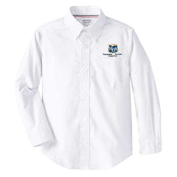 L/S Oxford w/ HCA Logo