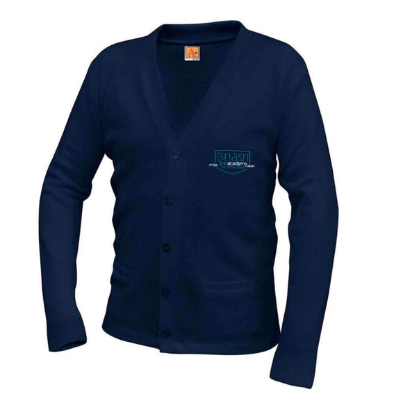 V-Neck Cardigan w/ Nasri Logo
