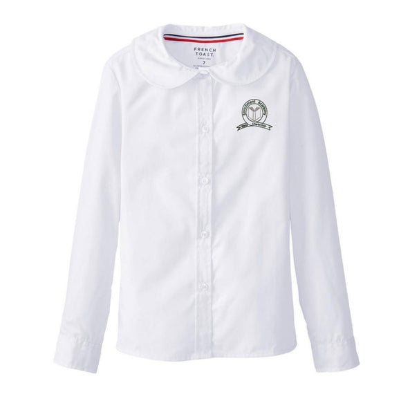 L/S Peter Pan Blouse w/ WCE Logo
