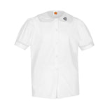 S/S Puff Sleeve Blouse w/ MH Logo