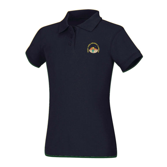 S/S Girls Polo w/ VVAA Logo