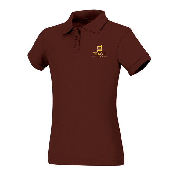 S/S Girls Polo w/ TEACH Logo THIRD GRADE ONLY