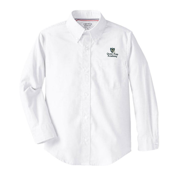 L/S Oxford w/ Quest Logo