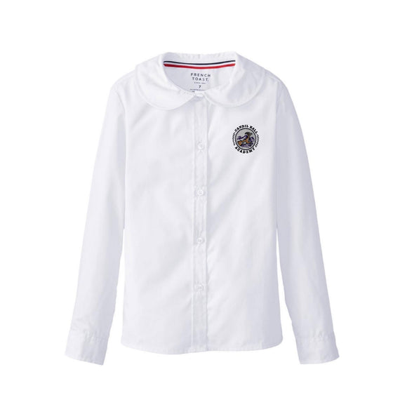 L/S Peter Pan Blouse w/ Candil Hall Logo