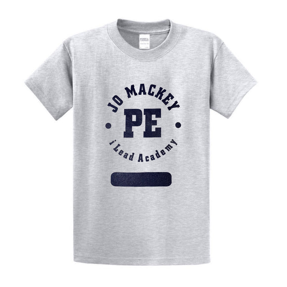P.E. T-Shirt w/ Jo Mackey Logo (6 & 8 GRADE ONLY)
