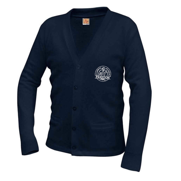 V-Neck Cardigan w/ FCA Logo