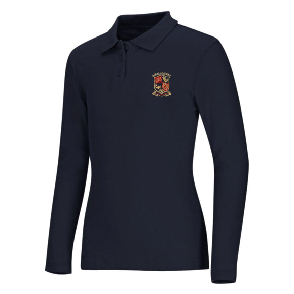 L/S Girls Polo (Classroom Brand Only) w/ Doral Logo