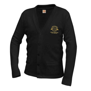 Cardigan w/ 100 Academy Logo