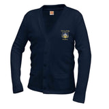 V-Neck Cardigan w/ HRA Logo
