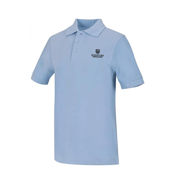 S/S Unisex Polo w/ Signature Prep Logo