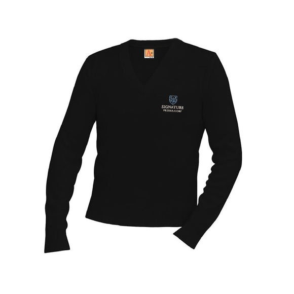 V-Neck Sweater w/ Signature Prep Logo